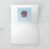 Clothesline - Carte de voeux (Intérieur)