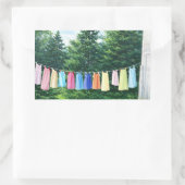 Clothesline Sticker | Nostalgic Laundry Line (Sac)