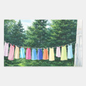 Clothesline Sticker | Nostalgic Laundry Line (Devant)