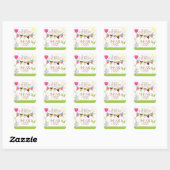 Clotheslines Baby Boy Girl Sticker Baby shower (Feuille)