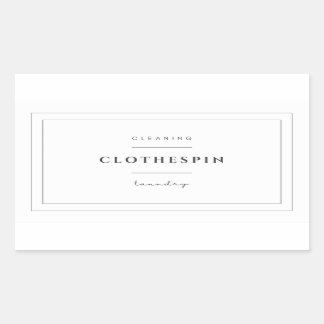 Clothespin Label Sticker