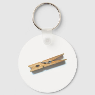 clothespin sleutelhanger