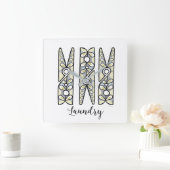 Clothespin Wall klok (Huis)