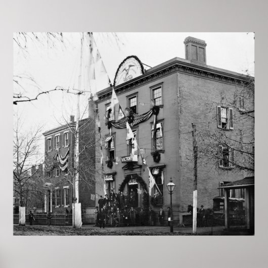 Clothing 1865 uit de burgeroorlog poster (Voorkant)