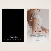 Clothing brand with photo Business Card