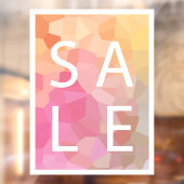 Clôture de la fenêtre du panneau VENTE rose jaune  (Feuille 2)