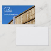 Clôture du carte de visite (Devant / Derrière)