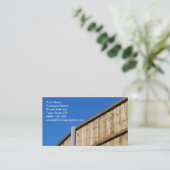 Clôture du carte de visite (Debout devant)