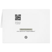 Clôture monétaire de cadeau (Dos Horizontal)