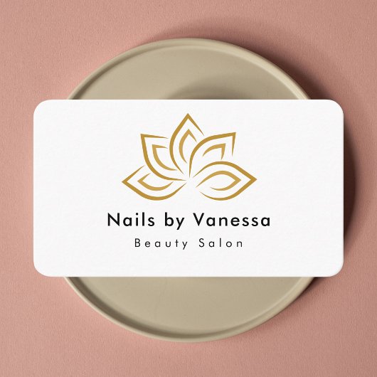 Clou Artiste Beauté Salon Qr Code Carte de visite