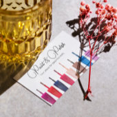 Clou Polonais Couleur Ensemble Carte de visite Sal