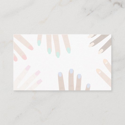 Clou rose | Cartes de fidélité (Dos)