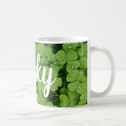 Clou vert chanceux st.Patrick's mug (Droite)