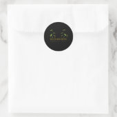 clou vert Mustard Boys Productions autocollant (Sac)