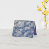 Cloud #8 Carte de voeux pliée (Fleur jaune)