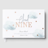 Cloud 9/9/Neuf Clouds Bleus Baby shower garçon (Recto)