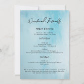 Cloud 9 Bachelorette Weekend Kaart (Achterkant)