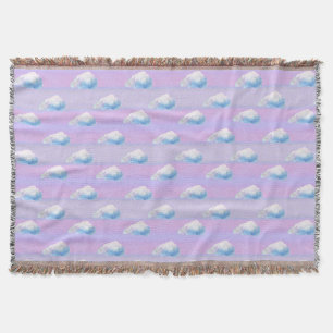 Cloud 9 Bewolkte Paars en Blauw Deken