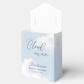 Cloud 9 Blauwe Bruidsmeisjesborrel Bedankdoosjes (Geopend)