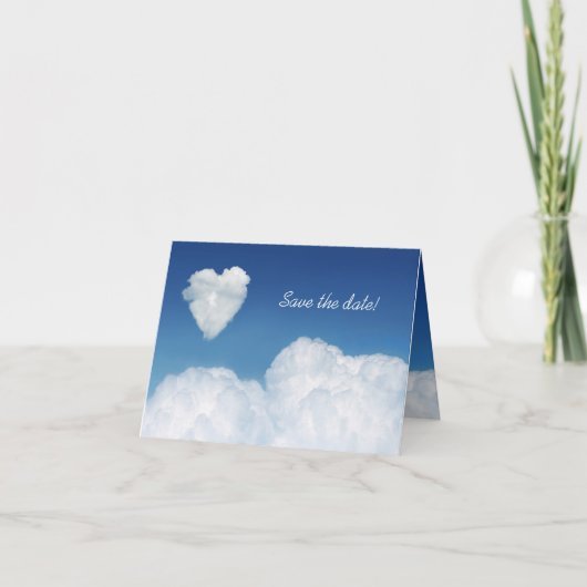Cloud 9 - Carte "Enregistrer la date" (Devant)