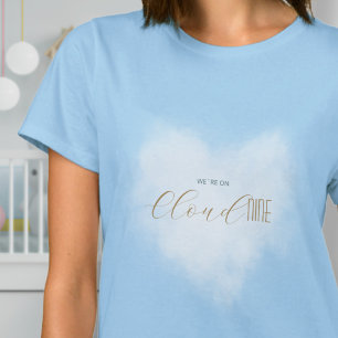 Cloud 9 Hemelsblauwe Babyborrel Moeder Familie T-shirt