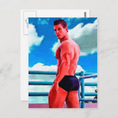 Cloud 9 Hunk Briefkaart (Voorkant / Achterkant)