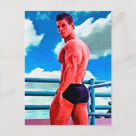 Cloud 9 Hunk Briefkaart (Voorkant)