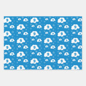 Cloud 9 Papier à enveloppement Plat Set de 3 (Devant)