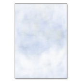 Cloud 9 Pastel Blue Chic Fête des mariées Carte Pl (Dos)