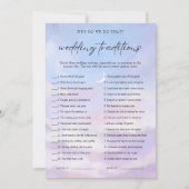 Cloud 9 Traditions Mariages Fête des mariées Carte (Devant)