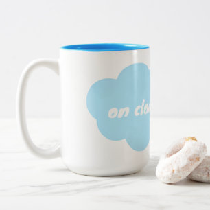 Cloud 9 tweekleurige koffiemok