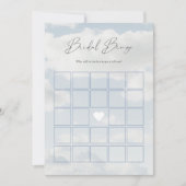 Cloud 9 Vrijgezellenfeest Bingo Game Kaarten (Voorkant)