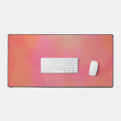 Cloud à marbre rose et orange abstrait (Clavier et souris)