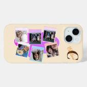 Cloud à six photos personnalisé avec Coque iphone  (Verso (horizontal))