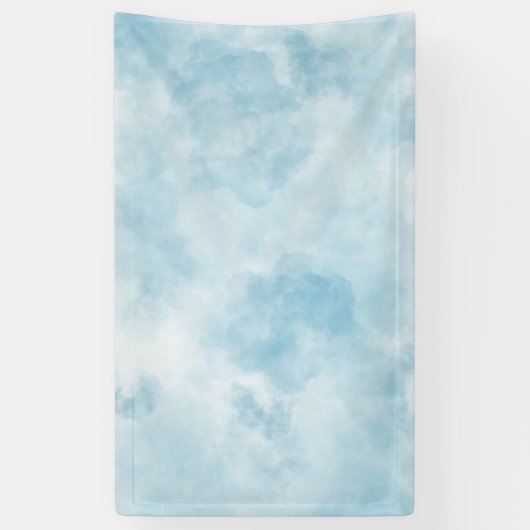 Cloud Achtergrond - Hoofd in de CLOUDS Spandoek (Verticaal)