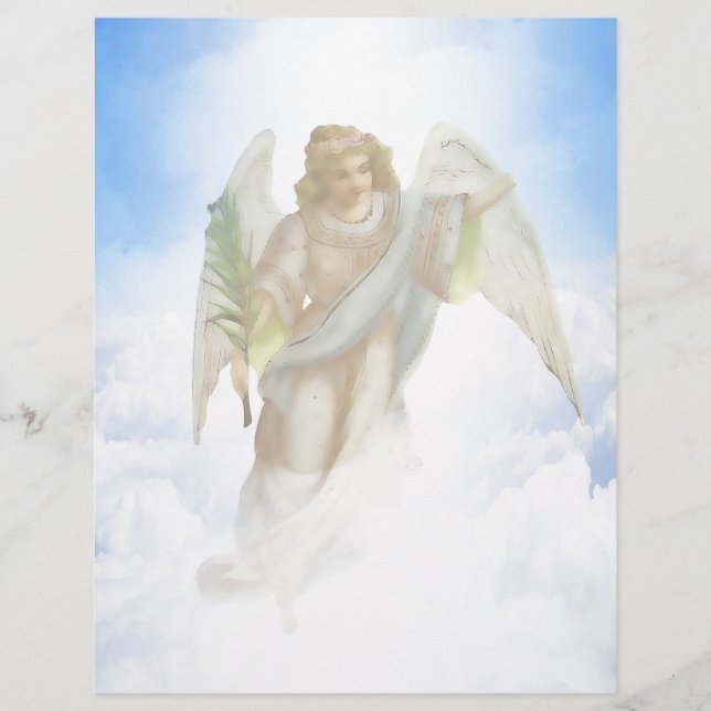 Cloud Angel-achtergrond (Voorkant)