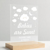 Cloud Baby shower Favoriet Acryl Bord