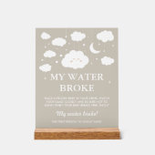 Cloud Baby shower My Water Broke Jeu (Recto)