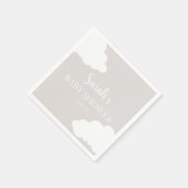 Cloud Baby shower Napkins Servet (Hoek)