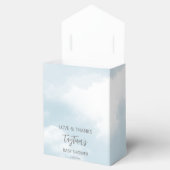 Cloud baby shower pastel grey clouds baby shower bedankdoosjes (Geopend)