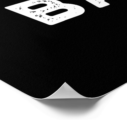 Cloud Backup Funny Computer Weather Pun Dark BG Poster (Hoek)