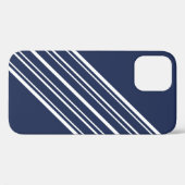Cloud Burst Blue met witte strepen Case-Mate iPhone Case (Achterkant (horizontaal))