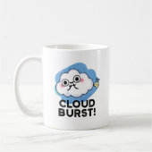 Cloud Burst Funny Cloud Fart Pun Koffiemok (Links)