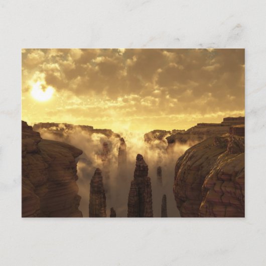 Cloud Canyon-Briefkaart Briefkaart (Voorkant)