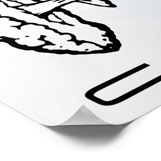 Cloud Chaser Poster White (Hoek)