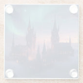 Cloud City of Light Glazen Onderzetter (Achterkant)