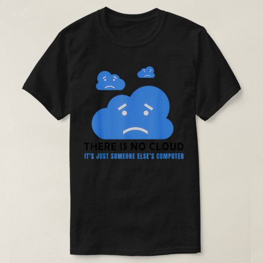 Cloud Computing Network Engineer IT Computer Scien T-shirt (Design voorkant)