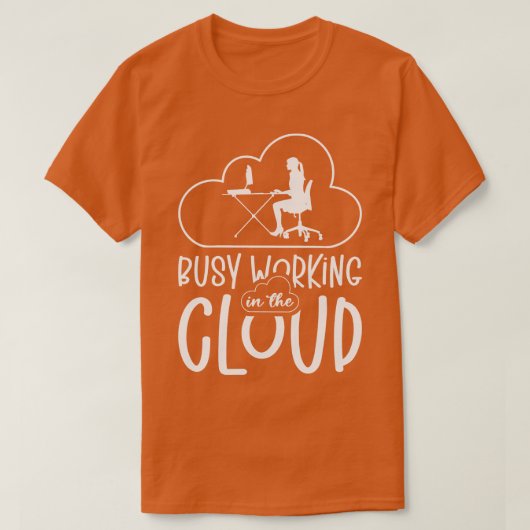 Cloud Computing Programmer Codering Professional C T-shirt (Design voorkant)