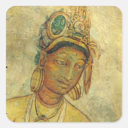 Cloud Damsels Vierkante Sticker (Voorkant)