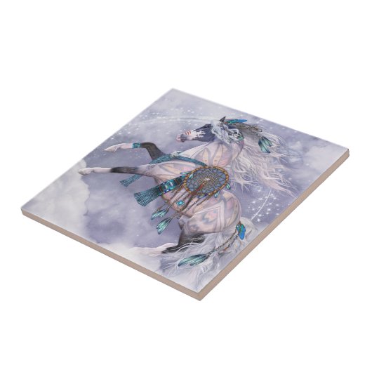 Cloud Dancer Art Tile Tegeltje (Zijkant)